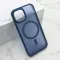 Futrola - maska SILKY MAGSAFE II za iPhone 12/12 Pro (6.1) plava (MS).