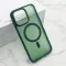Futrola - maska SILKY MAGSAFE II za iPhone 15 Pro Max (6.7) zelena (MS).
