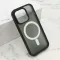 Futrola - maska SILKY MAGSAFE za iPhone 14 Pro (6.1) crna (MS).
