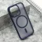 Futrola - maska SILKY MAGSAFE mat za iPhone 15 Pro (6.1) plava (MS).