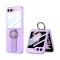 Futrola - maska STRAP RING CASE za Samsung F741B Galaxy Z Flip 6 5G ljubicasta (MS).
