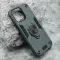 Futrola - maska Square Ring za iPhone 15 Pro Max (6.7) zelena (MS).