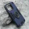 Futrola - maska Square Ring za iPhone 15 Pro (6.1) teget (MS).
