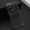 Futrola - maska Transparent CARD POCKET za iPhone 15 Pro (6.1) siva (MS).