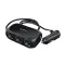 Produzni adapter za upaljac WT-D23 sa 3 rupe+2XUSB crni (MS).