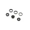 Staklo kamere za iPhone 14 Pro + frame black Original (MS).