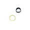 Staklo kamere za iPhone 11 (2 pcs) yellow (MS).