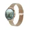Smart watch OD9 zlatni (zlatna metalna i pink silikonska narukvica) (MS).