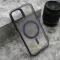 Futrola - maska CAMERA DROP MagSafe za iPhone 11 (6.1) ljubicasta (MS).
