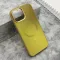 Futrola - maska COLOR METAL MagSafe za iPhone 13 Pro Max (6.7) zlatna (MS).