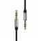 Audio kabl Remax RM-L100 Aux 3.5mm crni 1m.