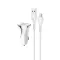 Auto punjac HOCO Z31 QC3.0 2xUSB sa micro USB kablom beli.