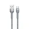USB Data kabl Remax RC-124a 2.4A Type C sivi.