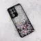Futrola - maska Frame Glitter za Samsung G998B Galaxy S21 Ultra 5G crna.