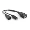 OTG kabl micro USB MZ crni.