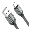 USB Data kabl LDNIO LS431 Type C sivi 1m.