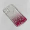 Futrola - maska Heart Glitter za iPhone 12 Pro 6.1 pink.