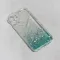 Futrola - maska Heart Glitter za iPhone 12 6.1 mint.