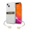 Futrola - maska Guess 4G Stripe Charm za iPhone 13 6.1 braon (GUHCP13MKB4GBR).