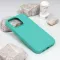 Futrola - maska Beautiful Shine Leather iPhone 14 Pro 6.1 mint.