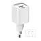 Kucni punjac LDNIO A2318C 20W PD Quick Charge 3.0 sa Type C na Type C kablom beli.