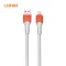 USB Data kabl LDNIO LS601 30W Fast iPhone lightning sivi 1m.