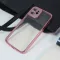 Futrola - maska Silikon Camera Diamond iPhone 12 6.1 roze.