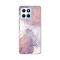 Silikonska futrola - maska print za Huawei Honor X6 Pink Marble.