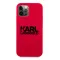 Futrola - maska Karl Lagerfeld Hc Silicone Stack Logo za iPhone 12/12 Pro 6.1 crvena (KLHCP12MSLKLRE).