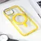 Futrola - maska Frame Magsafe za iPhone 14 6.1 zuta.