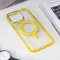 Futrola - maska Frame Magsafe za iPhone 14 Pro Max 6.7 zuta.