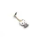 Kapica Slušalice handsfree 3,5 mm charm Kitty L plava.