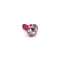 Kapica Slušalice handsfree 3,5 mm charm velika pink.