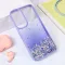 Futrola - maska Frame Glitter za Samsung A556 Galaxy A55 5G ljubicasta.