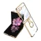 Futrola - maska RING LINES za Samsung F741B Galaxy Z Flip 6 5G zlatna (GKK case) (MS).