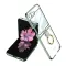 Futrola - maska RING LINES za Samsung F741B Galaxy Z Flip 6 5G zelena (GKK case) (MS).