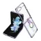 Futrola - maska RING LINES za Samsung F731B Galaxy Z Flip 5 5G ljubicasta (GKK case) (MS).