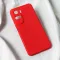 Futrola - maska Teracell Soft Velvet za Huawei Honor 90 Lite crvena.