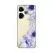 Silikonska futrola - maska print Skin za Xiaomi Redmi 13 Blue Roses.