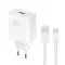 Kucni punjac Honor Super Charge 66W sa kablom beli.