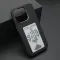 Futrola - maska SMART COVER Corning Glass za iPhone 14 Pro Max (6.7) crna (MS).