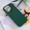 Futrola - maska Teracell Soft Velvet za iPhone 16 Pro 6.3 tamno zelena.