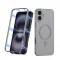 Futrola - maska 360 COLOR MagSafe za iPhone 16 (6.1) siva (GKK case) (MS).