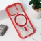 Futrola - maska Magsafe Frame Color za iPhone 15 Pro 6.1 crvena.