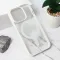 Futrola - maska Magsafe Frame Color za iPhone 15 Pro 6.1 bela.