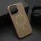 Futrola - maska JELLY MagSafe za iPhone 16 Pro Max (6.9) tamno zlatna (MS).