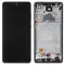 LCD ekran / displej za Samsung A725 Galaxy A72 4G + touchscreen + frame Black OLED.