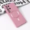 Futrola - maska Magsafe Chrome za Samsung S938 Galaxy S25 Ultra roze.