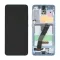 LCD ekran / displej za Samsung G980F Galaxy S20 + touchscreen + frame Blue (no front cam) Service Pack Original/GH82-31432D.
