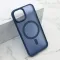 Futrola - maska SILKY MAGSAFE II za iPhone 14 (6.1) plava (MS).